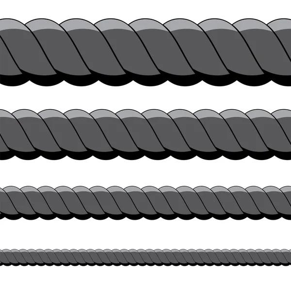 Corde en différentes tailles — Image vectorielle