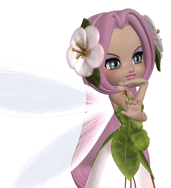 Cute Floral Fairy — Stock Photo, Image