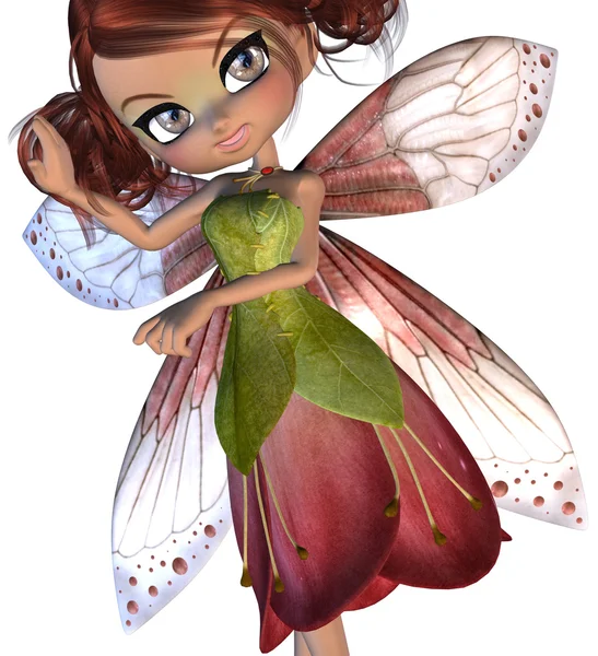 Cute Blossom Fairy — Stock Photo, Image