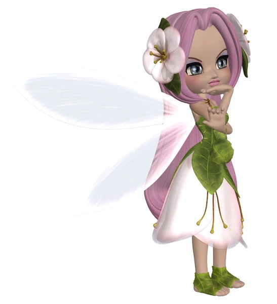 Cute Blossom Fairy — Stock Photo, Image