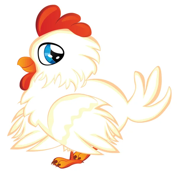 Cartoon Chicken — Stock Vector