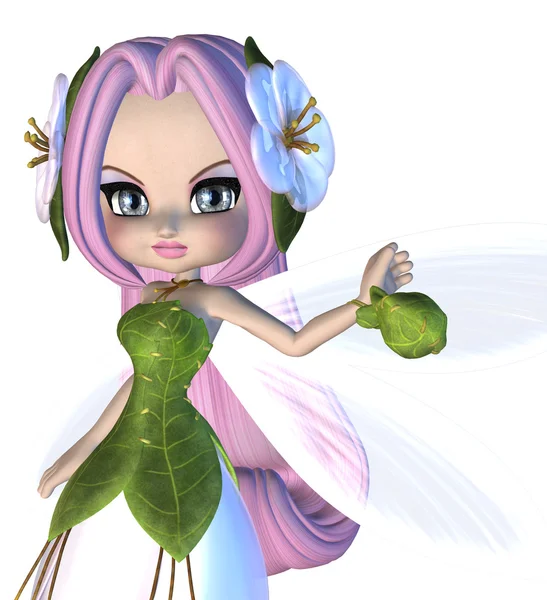 Cute Floral Fairy — Stock Photo, Image