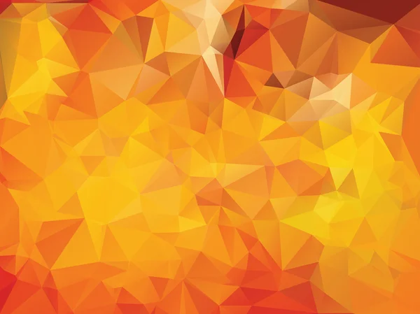 Fond polygonal jaune — Image vectorielle