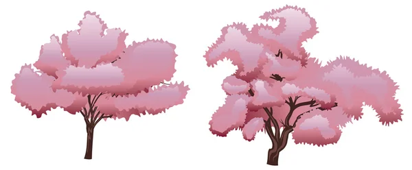 Sakura árbol — Vector de stock