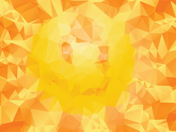 Fond polygonal jaune — Image vectorielle