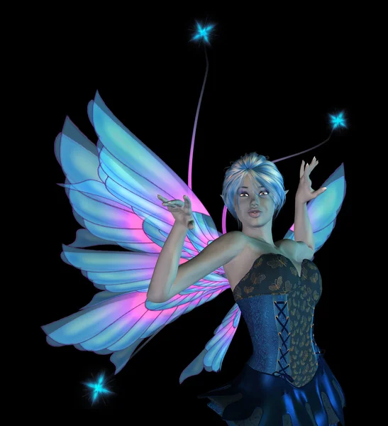 Donkere fairy — Stockfoto