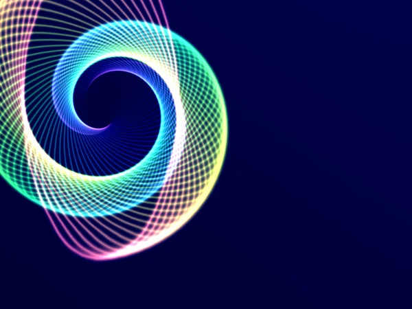 Glowing Spiral — Stock Photo, Image