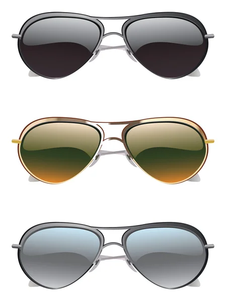 Icônes de lunettes de soleil — Image vectorielle