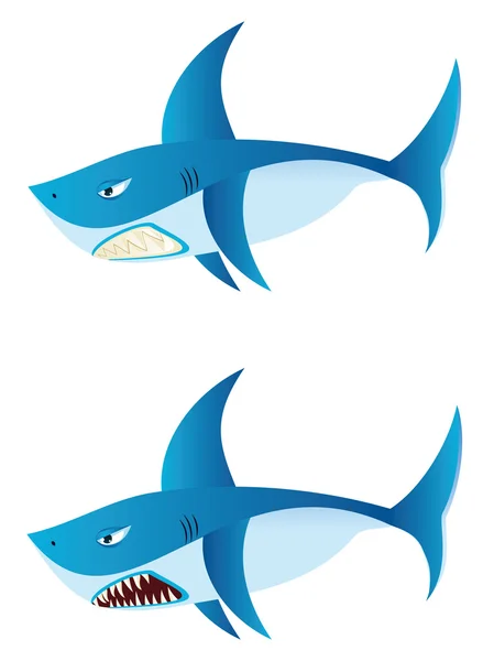 Great White Shark — Stock Vector