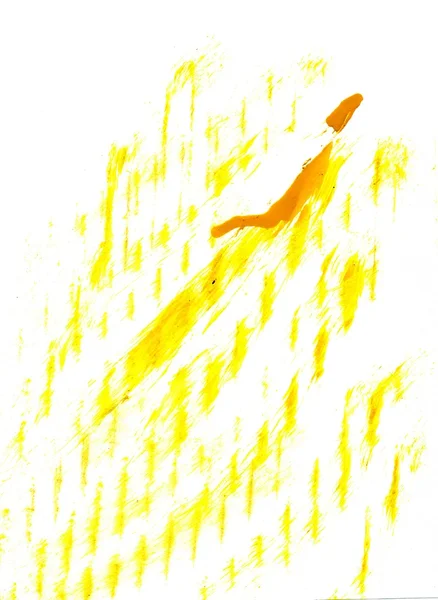 Textura amarela pintada — Fotografia de Stock