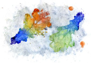 renkli Meşe yaprağı