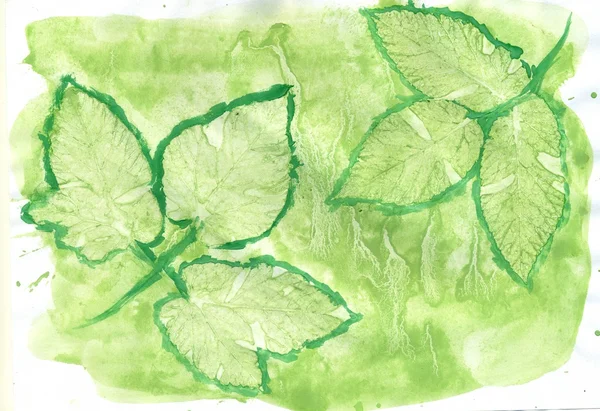 Зеленая окрашенная текстура — стоковое фото