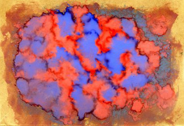 Red Blue Background
