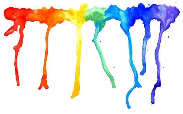 Salpicaduras de arco iris — Foto de Stock