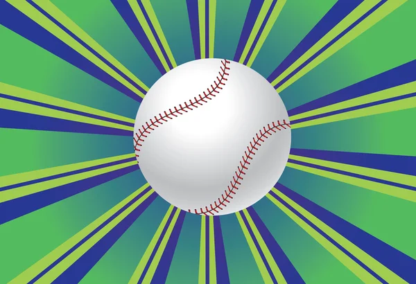 Fond de balle de baseball — Image vectorielle