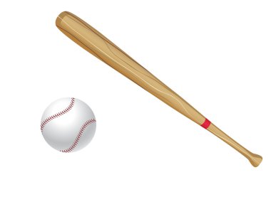 Beyzbol sopası ve top
