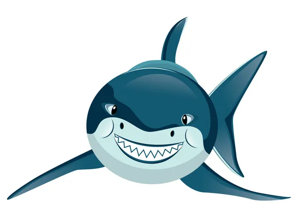 Grand requin blanc — Image vectorielle