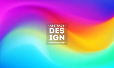 Parlak modern renklerde soyut, bulanık gradyan ağ arkaplanı. Renkli yumuşak pankart şablonu. Kolay düzenlenebilir yumuşak renkli vektör çizimi