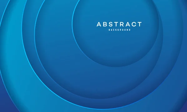 Abstrakt Cirkel Papercut Design Bakgrund Med Överlappande Lager Cirkel Papercut — Stock vektor
