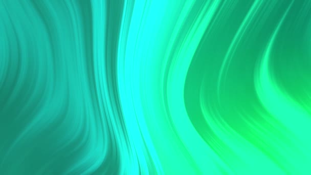 Verdrehte Farbige Fraktale Linien Flüssiger Verlauf Neon Glühende Geschwungene Wellenlinien — Stockvideo