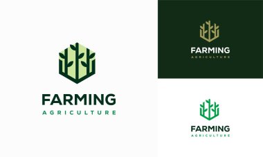 Flora Leaf Nature logo designs concept vector, Pottery logo sign, Agriculture Farming logo designs symbol