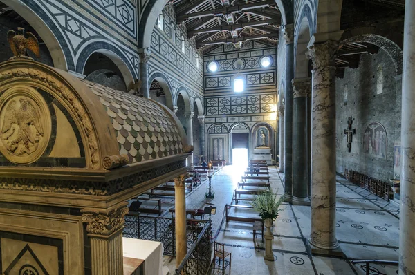 Basiliek van san miniato al monte Stockfoto