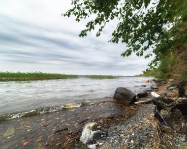 Itkul Gölü, Rusya, yaz gündüz manzarası
