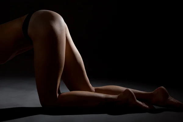 Belles longues jambes d'une femme sexy — Photo