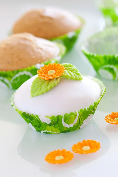 Dekorerade cupcakes — Stockfoto