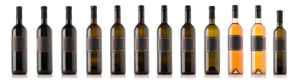 Colección de botellas de vino —  Fotos de Stock