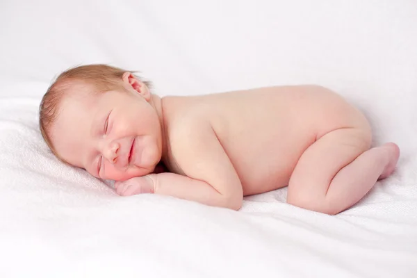 Little baby girl sleeping — Stock Photo, Image