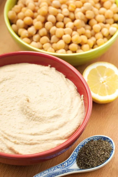 Hummus fatto in casa — Foto Stock