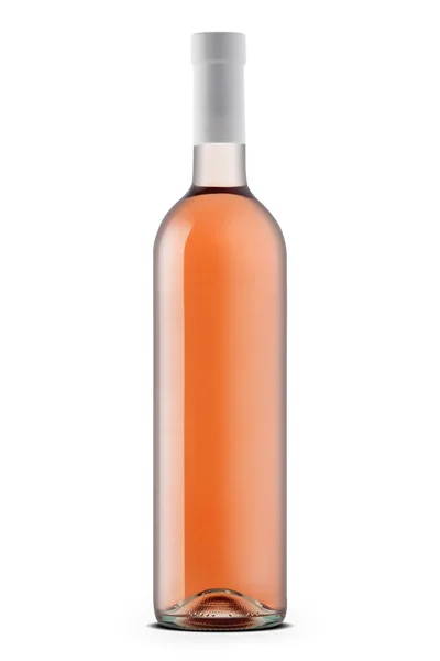 Garrafa de vinho rosa — Fotografia de Stock