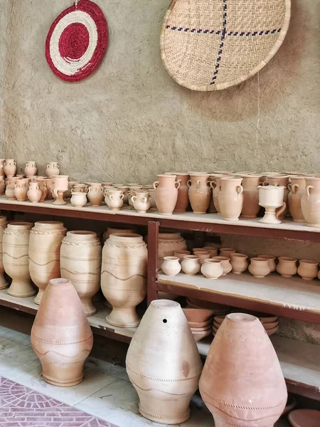 Hofuf Saudi Arabia February 2Nd 2021 Dougha Handmade Pottery Factory — Stock Photo, Image
