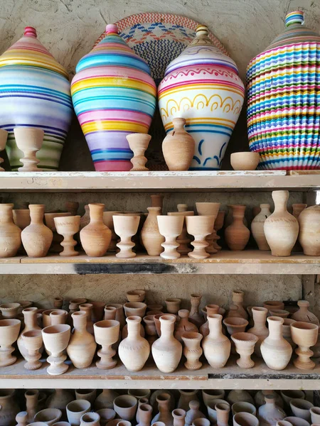 Hofuf Saudi Arabia February 2Nd 2021 Dougha Handmade Pottery Factory — Stock Photo, Image