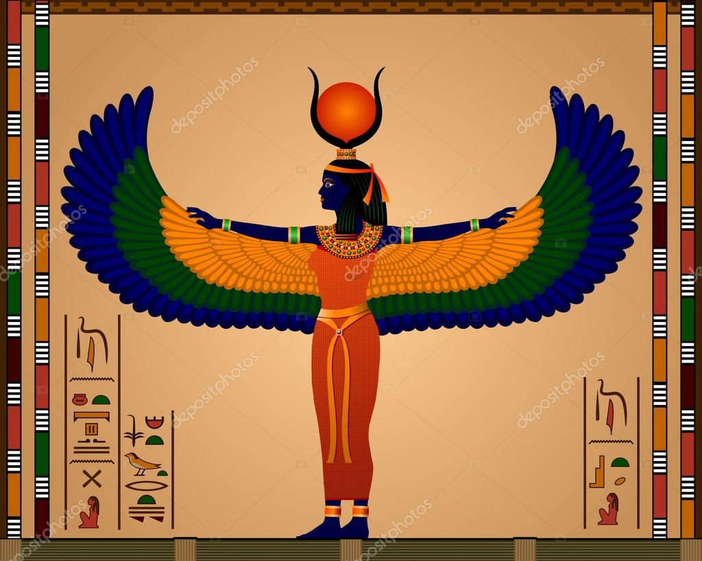 Утренний обряд почитания Изиды Depositphotos_39441693-stock-illustration-goddess-isis