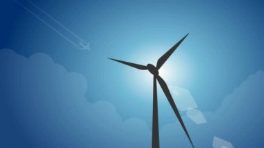 Rüzgar Türbini ile enerji üretimi