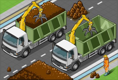 izometrik konteynerler kamyon kolu