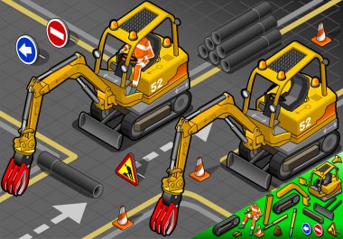 izometrik mini mekanik kol tarak önünde görüntülemek