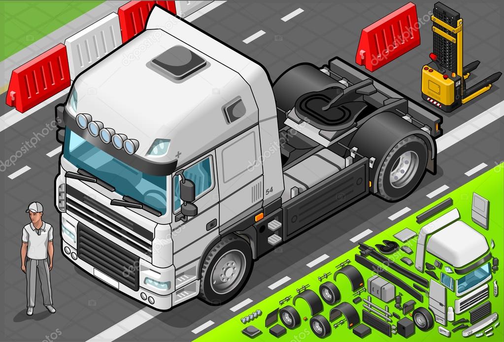 Free Free 339 Truck Isometric Svg SVG PNG EPS DXF File
