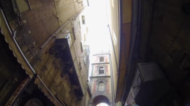 Napoli, İtalya - yaklaşık Aralık 2013: san gregorio armeno yol