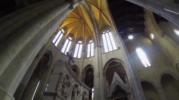 Neapel, italien - san gaetano kirche — Stockvideo