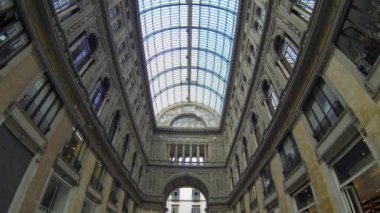 Napoli, İtalya - yaklaşık Aralık 2013: umberto ı Galeri