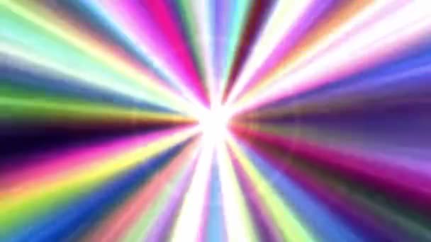 Looping Animación abstracta con colores de arco iris HD NTSC PAL — Vídeos de Stock