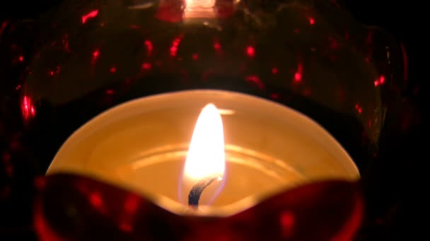 Κερί στο σκοτάδι — Αρχείο Βίντεο