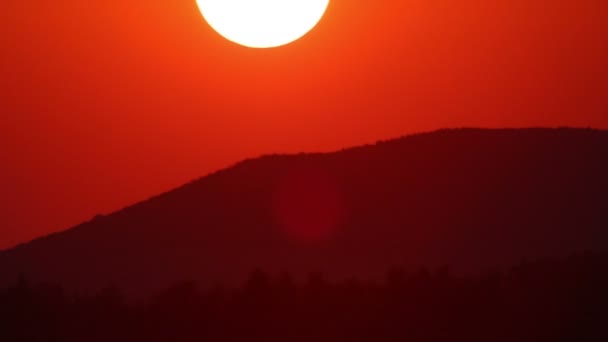 Zonsondergang tijd lapse.relaxing beelden — Stockvideo