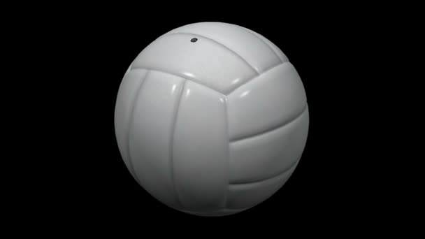 Looping fotorealistisk animation volleyboll bollen 1 — Stockvideo