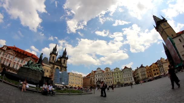 Prague Old Town Square 46 — Stock Video