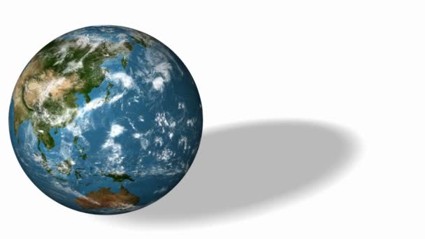 3D Earth Animation 31 Alpha Mask — Vídeo de Stock