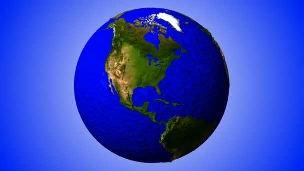 3D Looping Geo Globe. Canal Alpha — Video